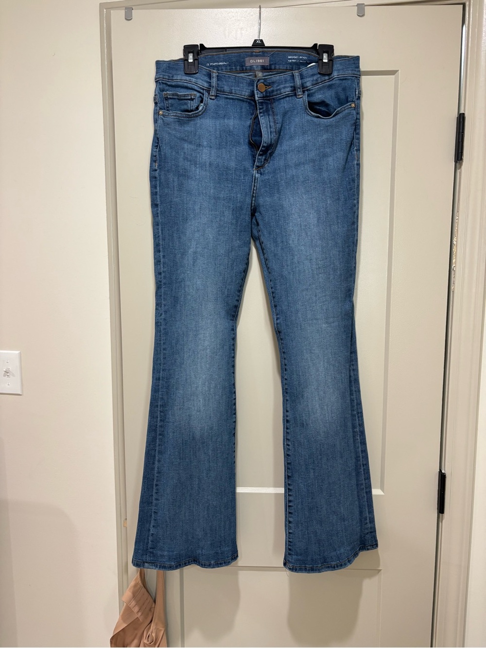 DL1961 Bridget High Rise Intrasculpt Boot Cut Jeans 33" inseam